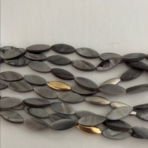 New Chico’s Elegant Multi-Strand Silver and Gold Necklace - Picture 8 of 10